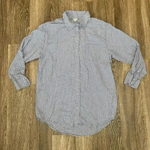 Womens aerie Blue Plaid Oversized Button Up - M